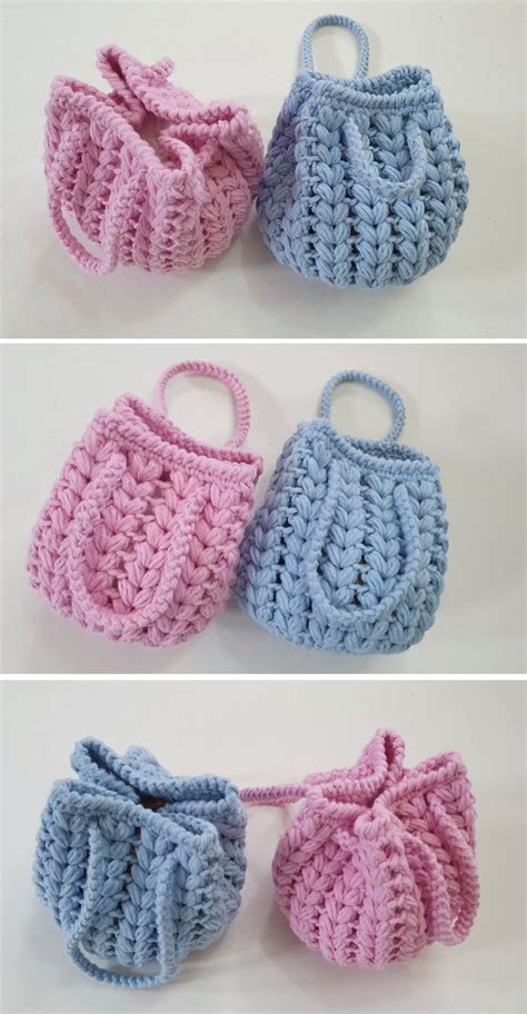 how to crochet small handbags